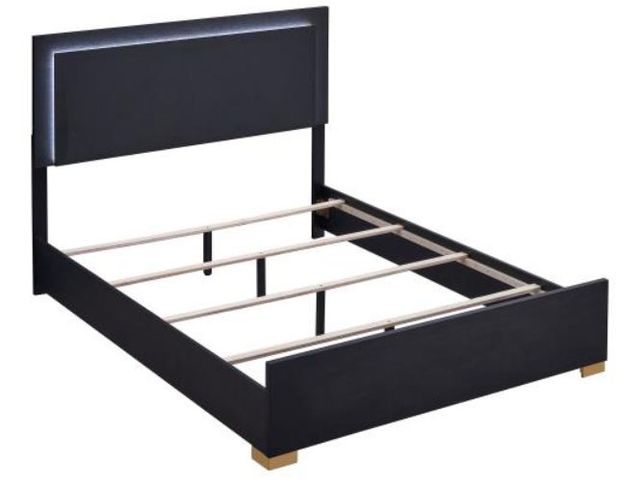 Coaster® Marceline Black Queen Panel Bed-1