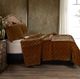 HiEnd Accents Stella 3-Piece Copper Brown King Bedding Bundle-1