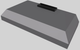 Vent-A-Hood® K Series 36" Gunsmoke Wall Mounted Liner Insert-1