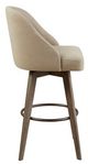Ollix by Madison Park Pearce Sand Bar Stool with Swivel Seat-1