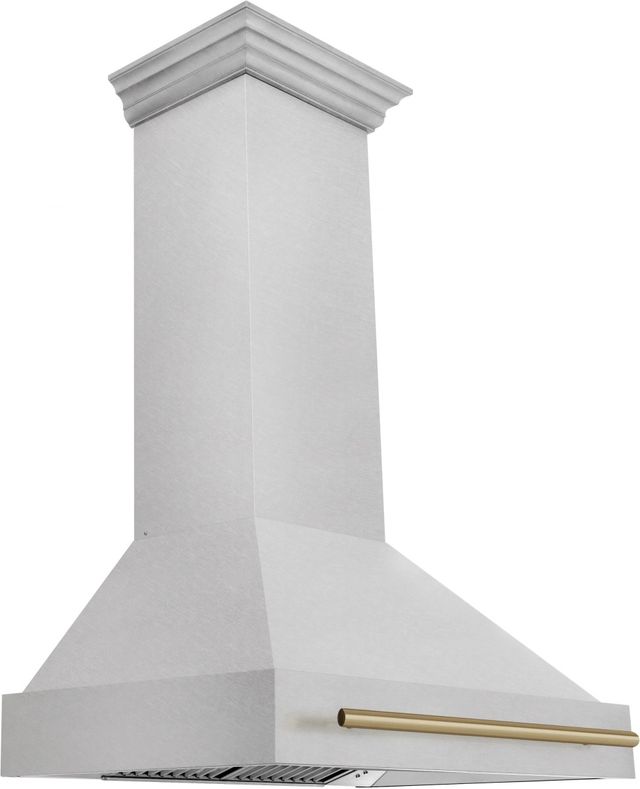 ZLINE Autograph Edition 36" Satin Stainless Steel Wall Mounted Range Hood-0