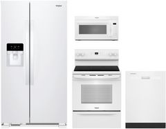 Whirlpool® 4 Piece White Kitchen Package