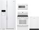 Whirlpool® 4 Piece White Electric Kitchen Package-0