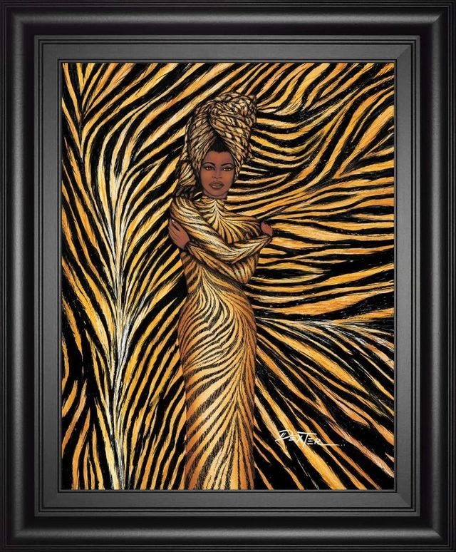 Classy Art Tiger Inspired Fashion by Dexter Griffin Wall Art-0
