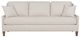Fairfield® Customizable Kelly Sofa with Tapered Leg and Three Knife-Edge Backs over One Seat-1
