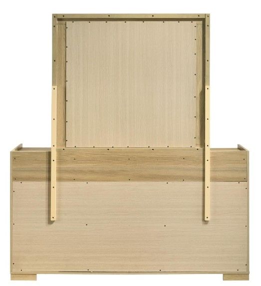 Coaster® Hyland Natural/White Dresser and Mirror  -2