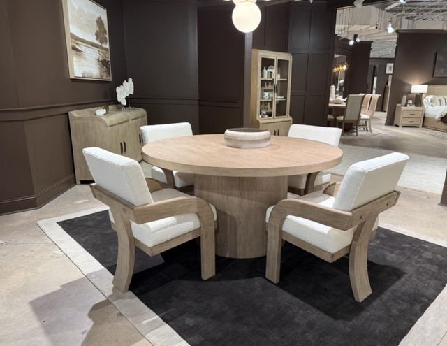 Legacy Classic Flow Sandstone Round Dining Table-1