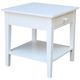 John Thomas Furniture® Destination Spencer Pure White End Table-3