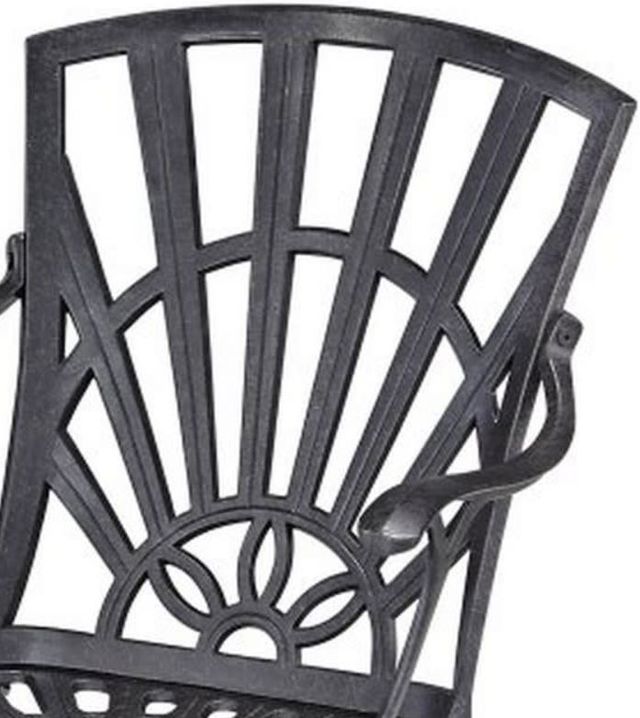 homestyles® Grenada Charcoal Outdoor Swivel Rocking Chair-1