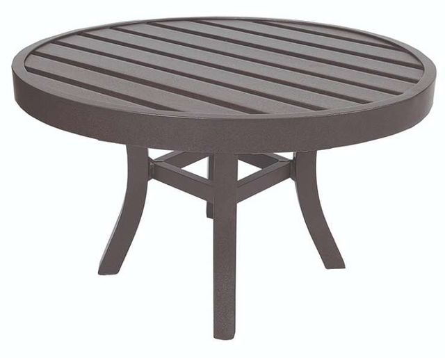 Lane Venture® Craftsman Round Brown Cocktail Table-0