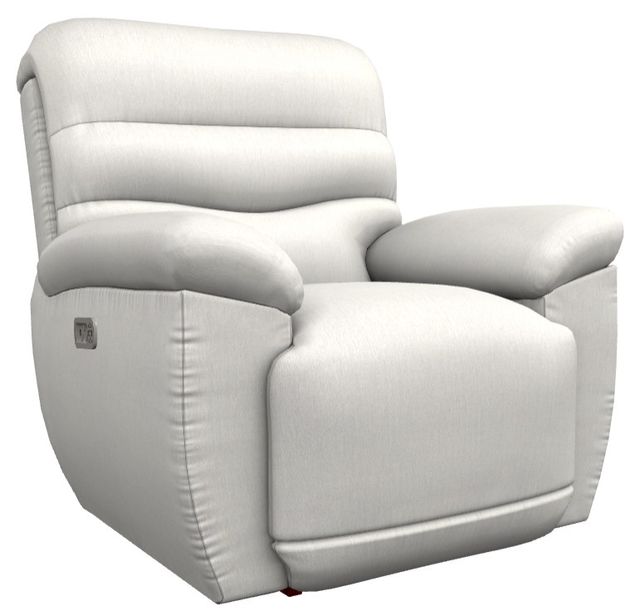 La-Z-Boy® Joshua Linen Power Rocking Recliner with Headrest and Lumbar-0