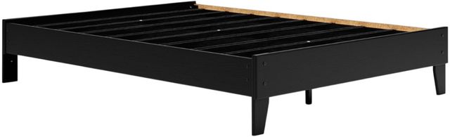 Signature Design by Ashley® Finch Black Queen Platform Bed-3