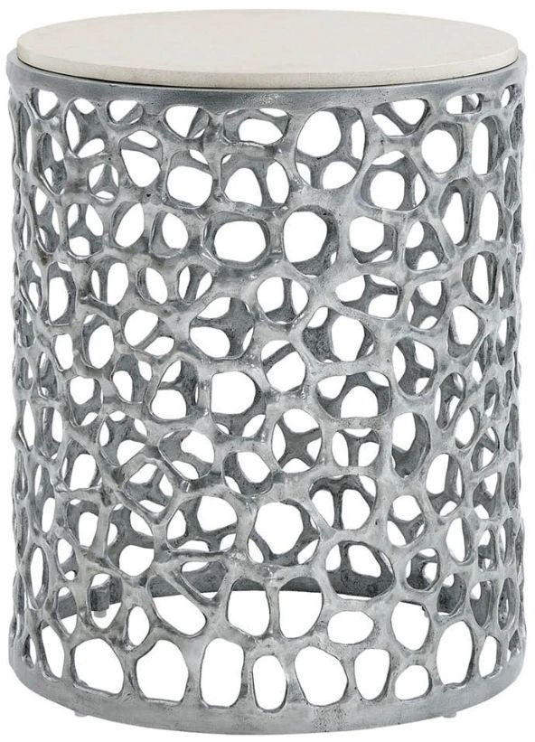 Universal Explore Home™ Oasis Antique Nickel Side Table-0