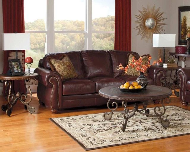 Signature Design by Ashley® Rafferty 2-Piece Dark Brown Living Room Table Set-3