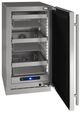 U-Line 18" 3.7 Cu. Ft. Stainless Steel Built-In or Freestanding Under The Counter Refrigerator-1