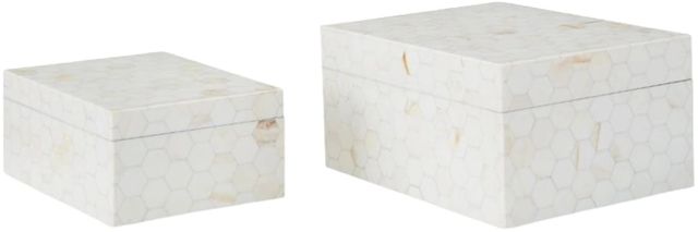Signature Design by Ashley® Aldenburg 2-Piece Cream Box Set-0