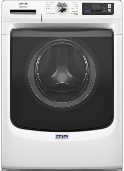 Maytag® White Front Load Washer and Front Load Electric Dryer-1