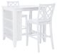 Powell® Maui 3-Piece White Counter Table Set-0