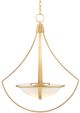 Currey & Company Iberia Contemporary Gold Leaf Chandelier-0