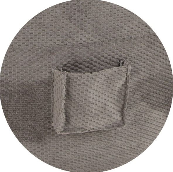 CordaRoy's® Nest Charcoal Chenille Queen Bean Bag Cover with Pillow-0