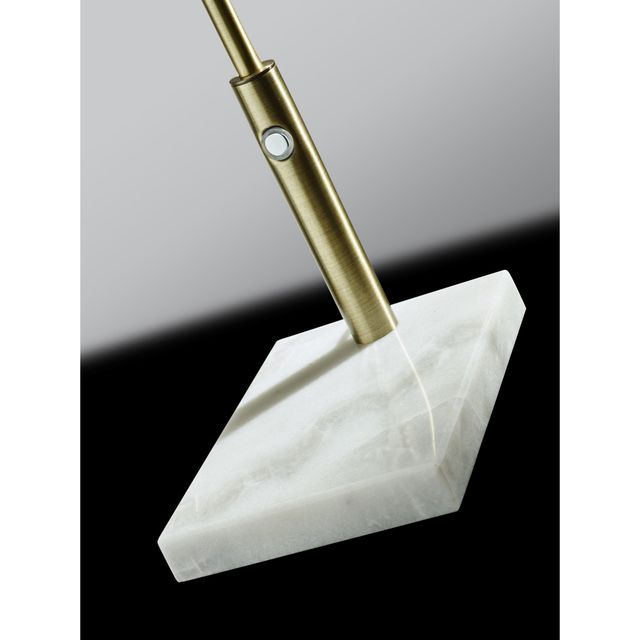 Adesso® Vera Antique Brass LED Desk Lamp-1