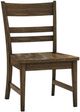 A-America® Leucadia Toasted Java Ladderback Dining Side Chair-0