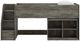 Signature Design by Ashley® Frandern Gray Twin Loft Bookcase Bed-2