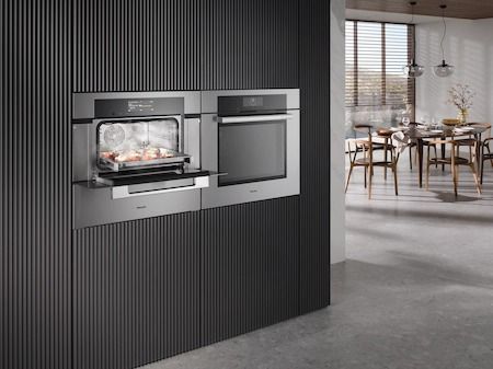 Miele 30" Clean Touch Steel Steam Oven-2