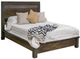 International Furniture Direct Loft Brown Gray Full Panel Bed-0