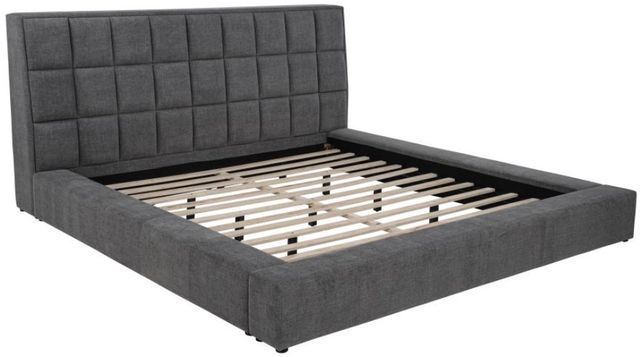 Coaster® Dreux Gray California King Upholstered Platform Panel Bed-2