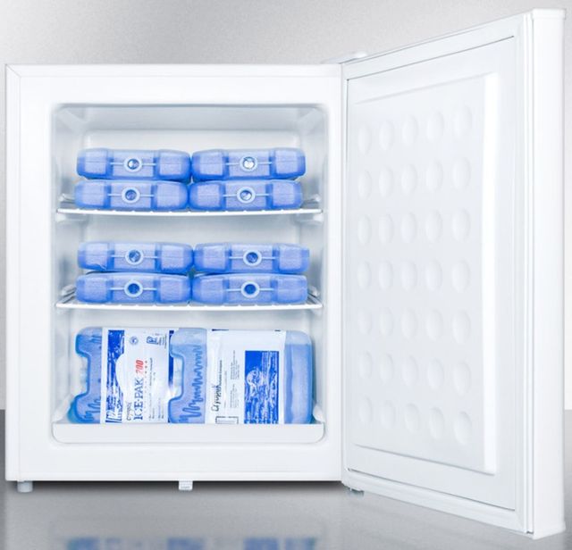 Accucold® by Summit® 19" 1.8 Cu. Ft. White Compact All Freezer-2