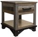 International Furniture Direct Loft Grayish Brown End Table-0