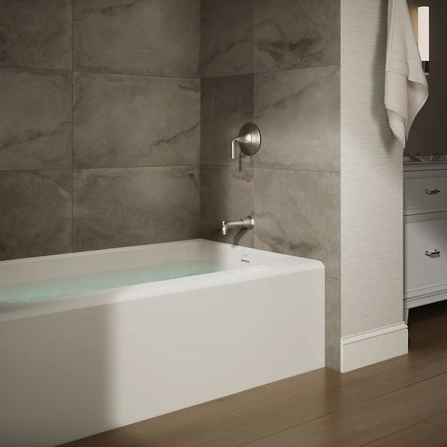 KOHLER® Avec® Biscuit 60" x 36" Alcove Bath-3