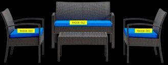 Signature Design by Ashley® Alina Blue Nuvella Outdoor Seat Cushion-0