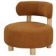Coaster® Zonie Gold Upholstered Barrel Back Accent Chair-2