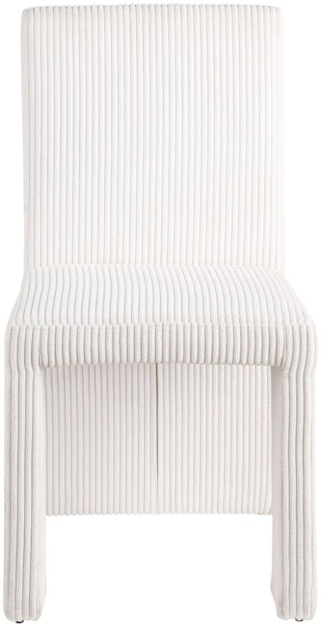 Meridian Furniture Benson Cream Upholstered Dining Side Chair-1