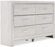 Signature Design by Ashley® Altyra 4-Piece White King Panel Bed Set-2