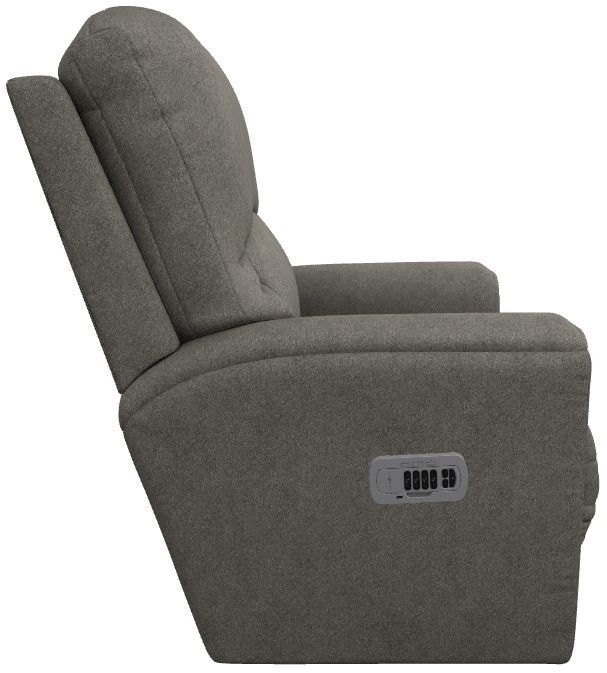 La-Z-Boy® Cassian Charcoal Power Wall Recliner with Headrest and Lumbar-3