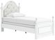 Signature Design by Ashley® Kozlani White Twin Upholstered Panel Bed-0