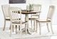 Signature Design by Ashley® Wirloni 5-Piece Antique White/Brown Dining Set-1