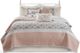 Olliix by Madison Park 6 Piece Blush Full/Queen Dawn Cotton Percale Reversible Coverlet Set-0