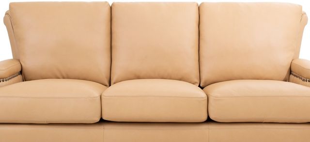 Leather Italia™ Georgetowne Hutton Tan Fawn Sofa-1