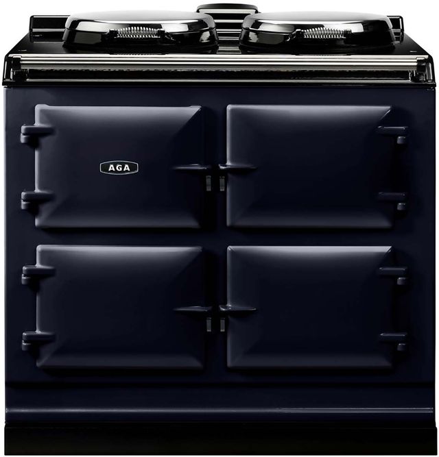 AGA™ 39" Dark Blue Dual Control Electric Range-0
