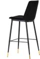 TOV Furniture Evora Black Set of 2 Velvet Counter Stool-4