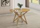 Coaster® Elowen Light Walnut Round Dining Table-4