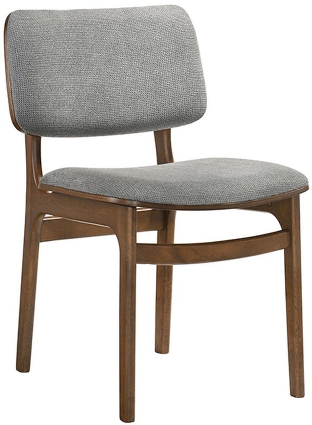 Armen Living Cirque and Lima 5-Piece Black/Gray/Walnut Dining Set-2