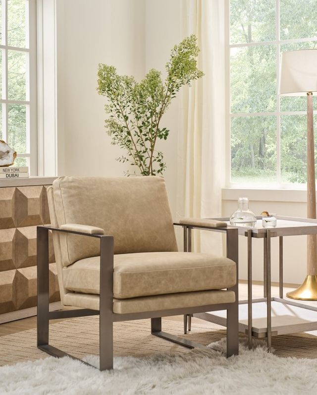 Universal Explore Home™ Avaline White Oak Selkie End Table-1