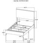 Coaster® Kaywood 4-Piece Natural Pine Queen Bedroom Set-4