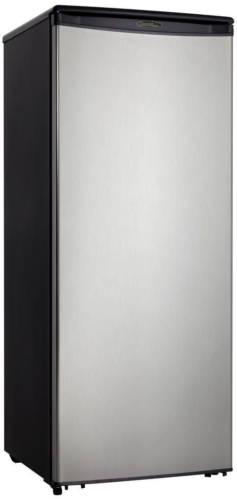 Danby® Designer® 11.0 Cu. Ft. Black with Stainless Steel Counter Depth Freezerless Refrigerator-2