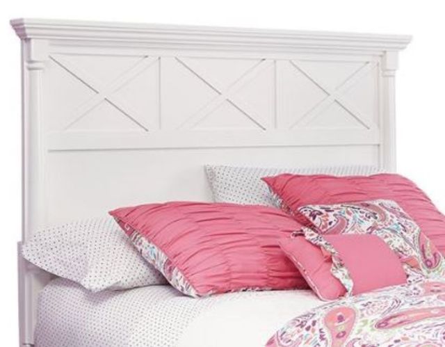 Signature Design by Ashley® Kaslyn 3-Piece White Full Panel Headboard Bed Set-1